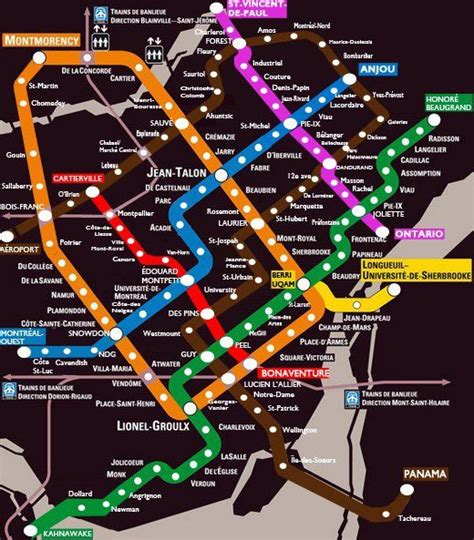 Introducing Montreal S First Metro Bar Map Artofit