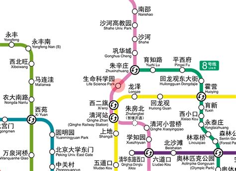 Life Science Park Station Map Beijing Subway