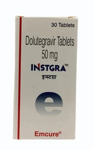 50mg Dolutegravir Tablet At Rs 2950box Tivicay In Mumbai Id