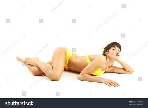 Sexy Brunette Pinup Girl Stock Photo Shutterstock