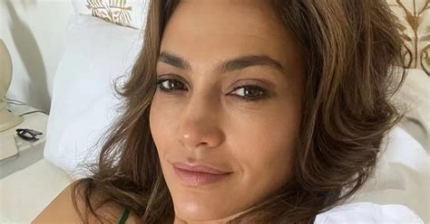 Jennifer Lopez Strips Down To Skimpy Lace Lingerie For Sultry Selfie In Bed Daily Star