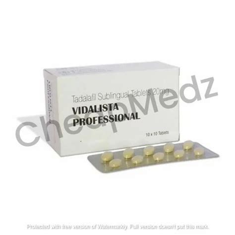 Vidalista 20 at best price in Surat by Life Care Remedies | ID: 27002444788