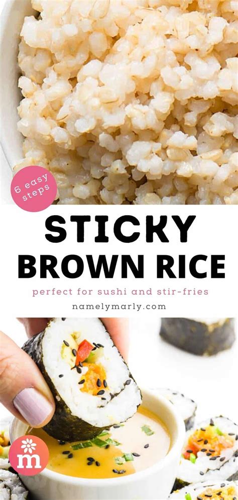 Sticky rice recipe for sushi – Artofit
