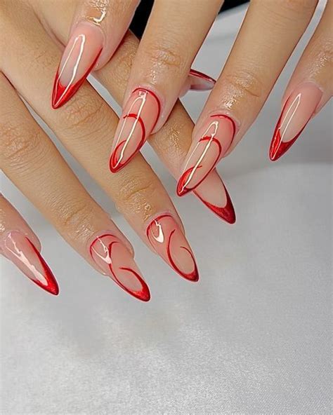 25 Steamy Hot Red Nails For Valentine S 2025 The Catalog By Celine
