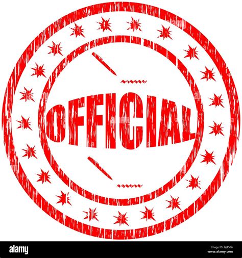 Stamp with text its official inside hi-res stock photography and images