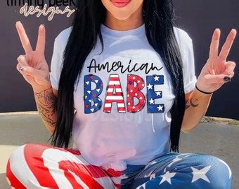 American Babe Dtf Transfer Etsy