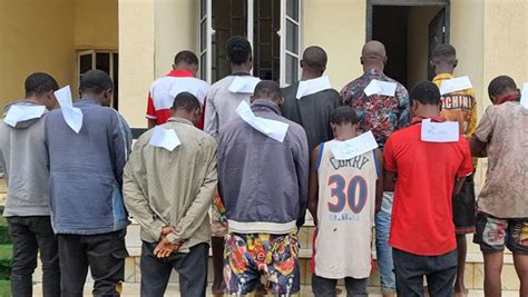 NSCDC Nabs 12 Suspects For Oil Bunkering Illegal Mining Vandalism In