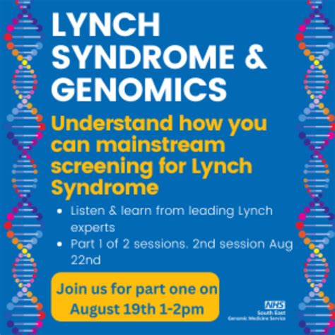 Lynch Lunch And Learn Part 1 Diagnosis Of Lynch Syndrome In Colorectal