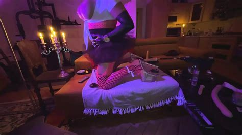 Ejacula S Halloween Camshow Shemale Fishnet Big Tits Porn Feat Ejacula Xtreme By FapHouse