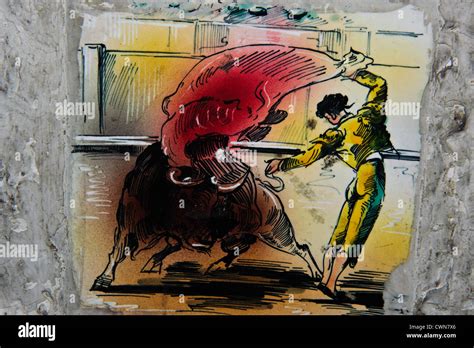 Matador In Bullfight Stock Photo Alamy