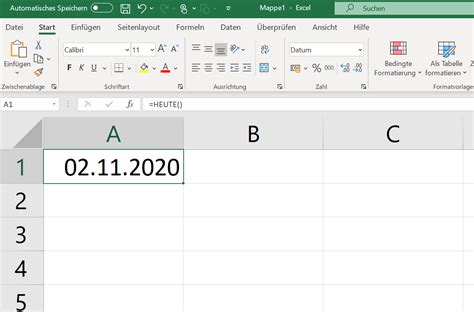 Aktuelles Datum Und Uhrzeit In Excel Eintragen Anleitung