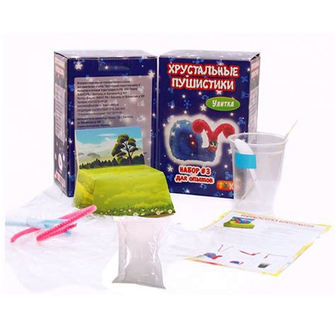 Набор для выращивания кристаллов Ракета, картонная упаковка ...