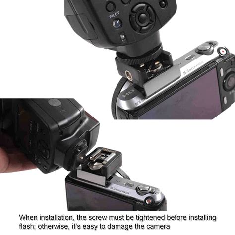 Universal Hot Shoe Mount Adapter For Nikon Flash Sony NEX C3 Camera