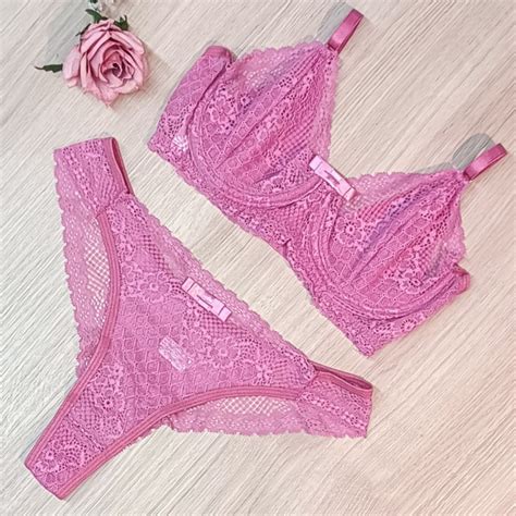 Conjunto Lingerie Renda Aro Sem Bojo Peito Forrado Ref Shopee Brasil