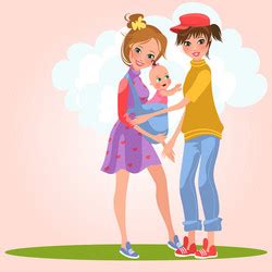 Lesbian Cartoon Mother Vector Images Over 250