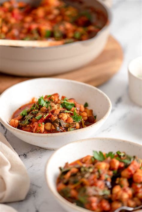 Mediterranean Chickpea Skillet Running On Real Food