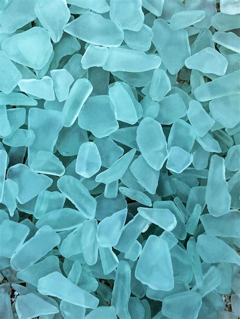 Small Aqua Light Aqua Sea Glass Jewelry Sea Glass Ocean Glass Tumbled