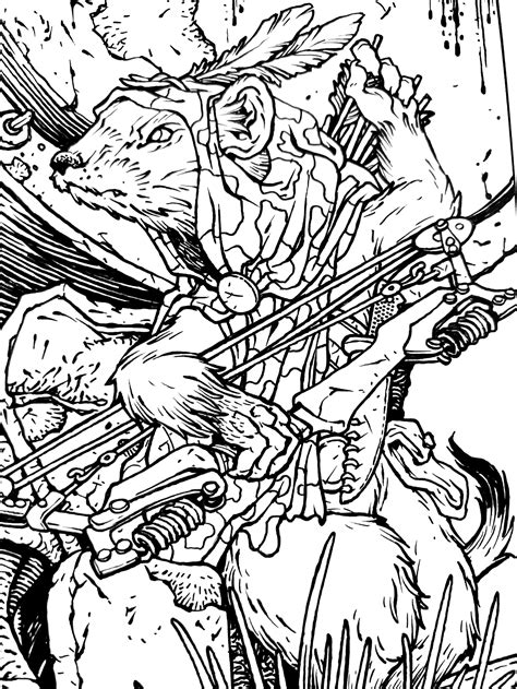 Tmnt Rpg Illustration Mouse Guard