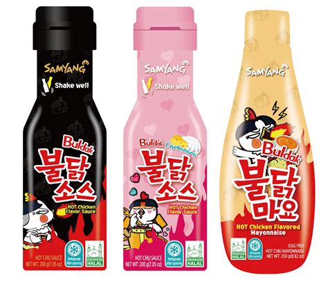 Sets Samyang Sauces Original Hot Chicken Sauce Cream Carbo Pink Carbonara Sauce Hot