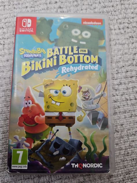 Spongebob Squarepants Battle For Bikini Bottom Dehydrated Video Gaming Video Games Nintendo