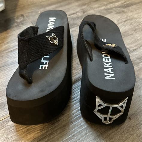 Naked Wolfe Platform Sandals Size Comfy Foam Depop