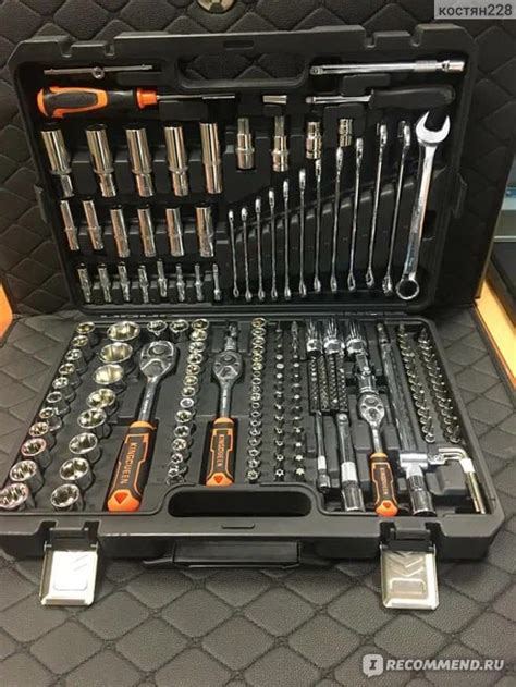 Набор инструментов KINGQUEEN 219 предметов WIB-80001 - «Отлично» | отзывы