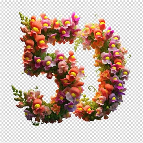 premium psd  colorful number   number