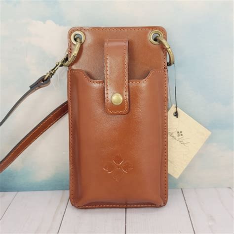 Patricia Nash Bags Patricia Nash Farleigh Phone Crossbody Tan