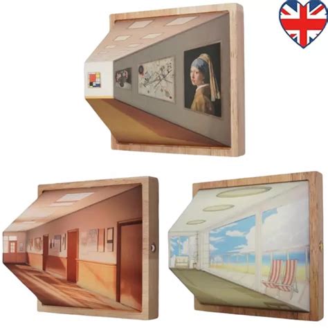 NAKED EYE 3D Vision Night Light Decorative Wall Lamp Bedside Lamp For Home Decor 16 07