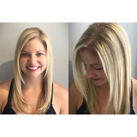 Bright Blonde With Face Framing Layers
