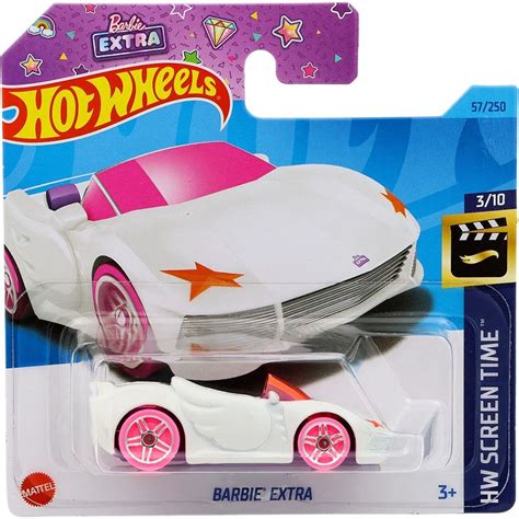 Barbie Extra HW Screen Time Vit Hot Wheels
