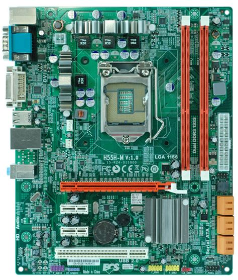 H55H-M-M V1.0 | Ecs H55H-M S.1156 Intel H55 DDR3 PCI-e