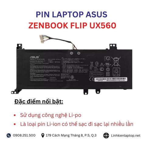 Pin Laptop Asus Zenbook Ux Ua Ch Nh H Ng Gi R