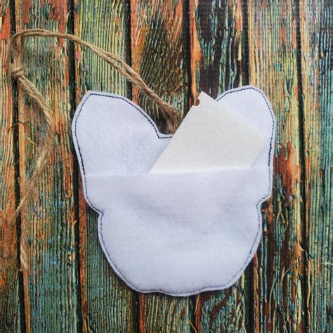 Frenchie Felt Freshie Products Swak Embroidery