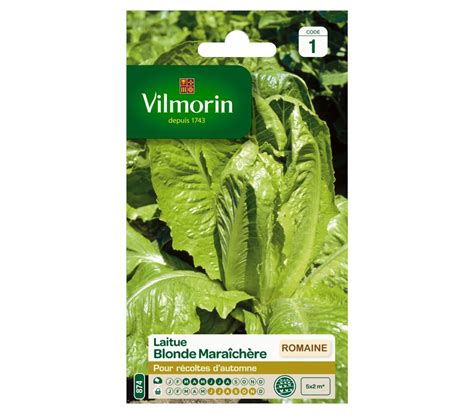 Laitue Romaine Blonde Mara Ch Re Emery Centre Jardin