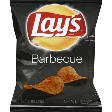 lays barbecue flavored potato chips  oz bag caseys foods