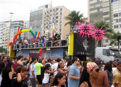 Qualidade De Vida Gay Pride Parade In Rio De Janeiro