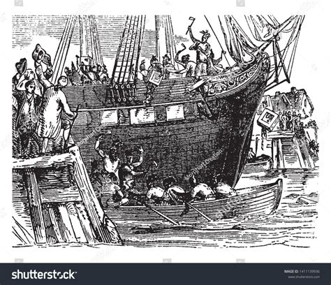 12 Boston Tea Party Drawing Royalty Free Images Stock Photos