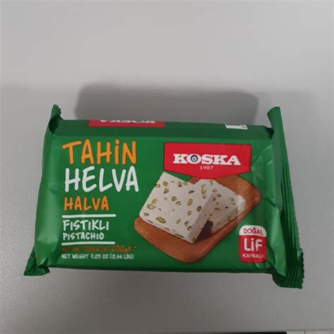 Tahin Helva Халва с фисташками Koska - калорийность, пищевая ценность ⋙ ...