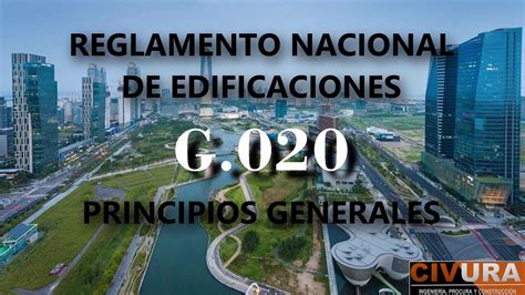 Reglamento Nacional de Edificaciones - Norma G.020 - Audio - YouTube