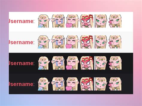 Blonde Elf EMOTES For Twitch Youtube Discord Streaming Ready To Use Cute Emoji Emote