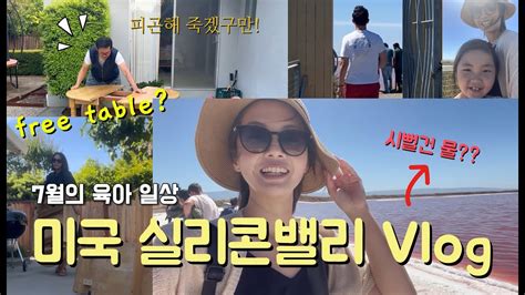 실리콘밸리 Vlog 미국에서 공짜 식탁 얻는법 세상에 이런 시뻘건 호수가 YouTube