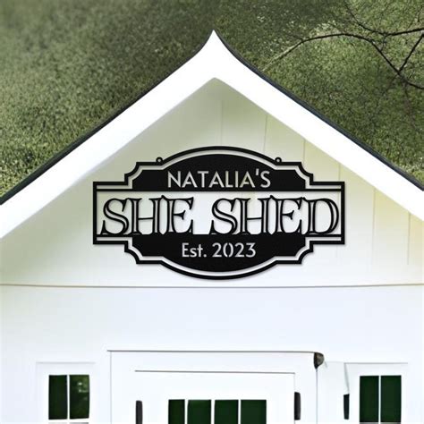 She Shed Signs Etsy