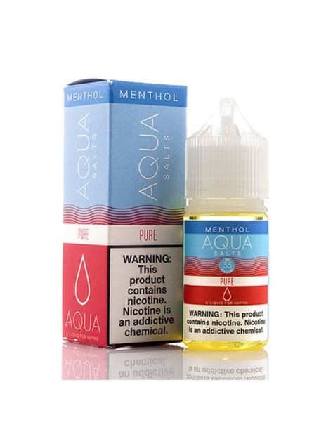 Pure Ice Salt E Juice By Aqua E Liquids