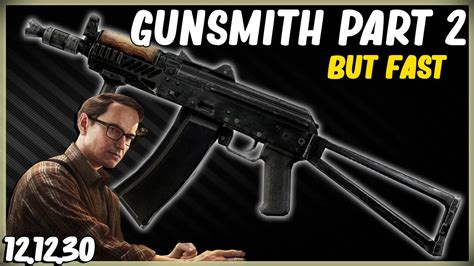 How To Complete Gunsmith Part 2 Modify An AKS 74U EFT Escape From