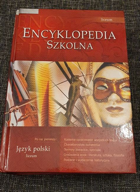 Encyklopedia Szkolna Liceum J Zyk Polski Szamotu Y Kup Teraz Na