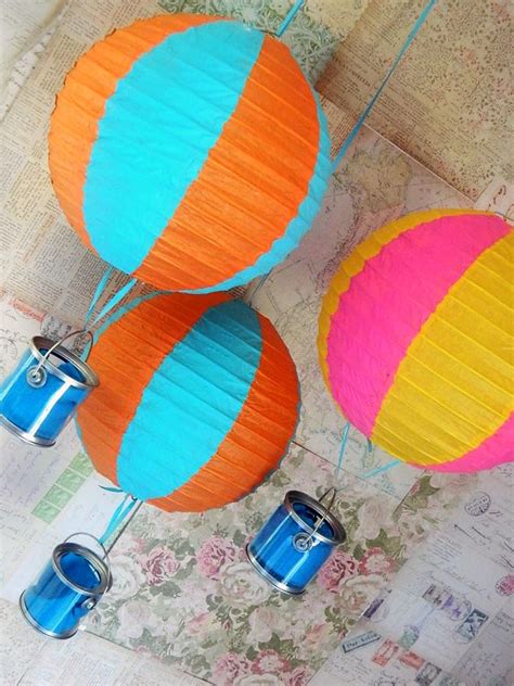 Hot Air Balloon Paper Lantern Decorate For Baby Room Hot Air Balloon Paper Hot Air Balloon