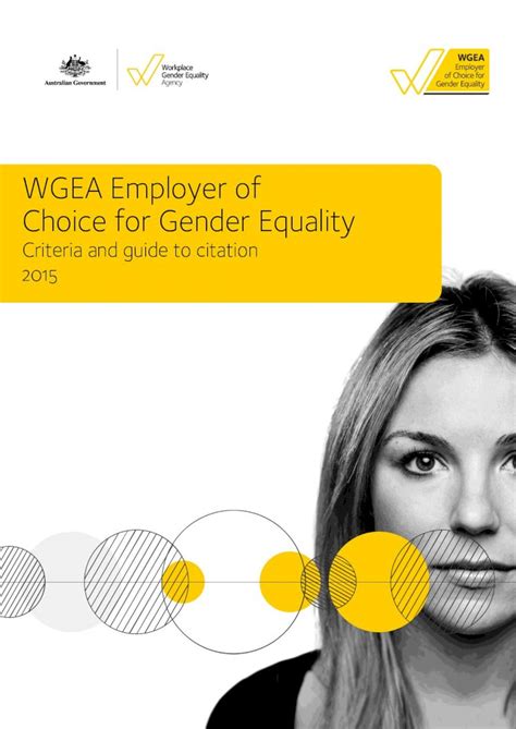 Pdf Wgea Employer Of Choice For Gender Equality · Contents