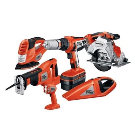 Black And Decker Firestorm 18 Volt 6 Tool Cordless Combo Kit Free Shipping Today