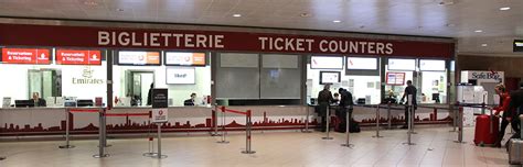 Ticket Counters Airport G Marconi Bologna BLQ